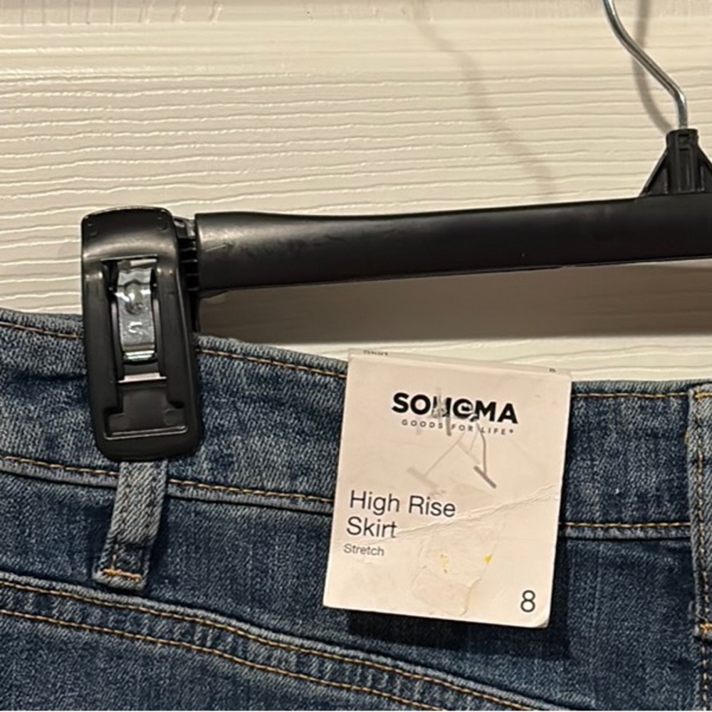 Sonoma Mid-Blue High-Rise Denim Skirt - Picture 2 of 6